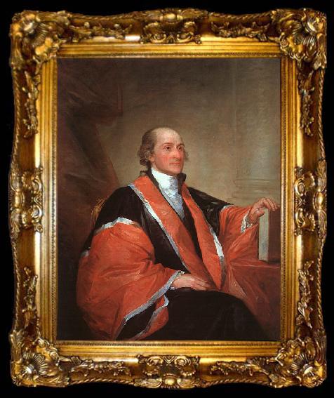 framed  Gilbert Charles Stuart Chief Justice John Jay, ta009-2